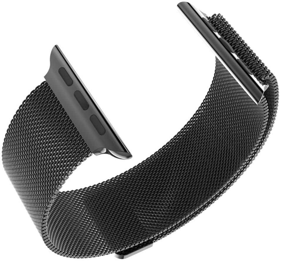 Ремінець Apple Watch 42 / 44mm Milanese Loop Black